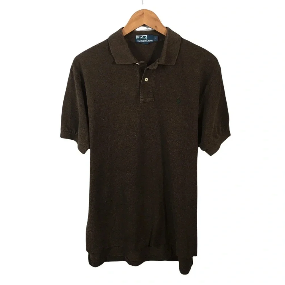 PO504 Mens POLO Ralph Lauren Preppy Designer Polo Shirt L